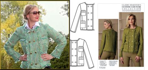 making a chanel suit|Chanel style sewing patterns.